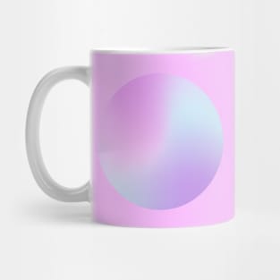 Pink, Aqua and Lavender Gradient Design Mug
